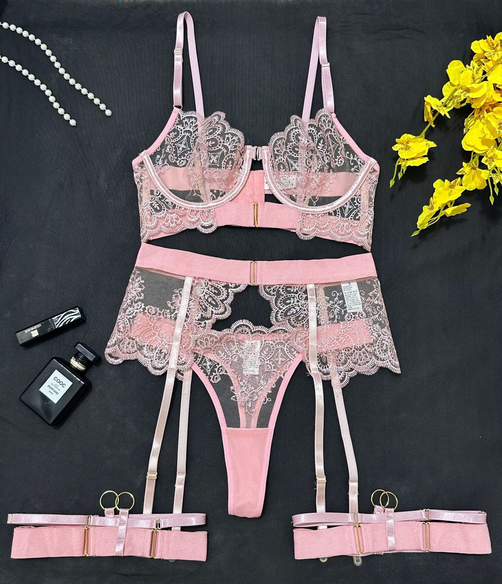 Eyelash Lace Four-Piece - Image 9