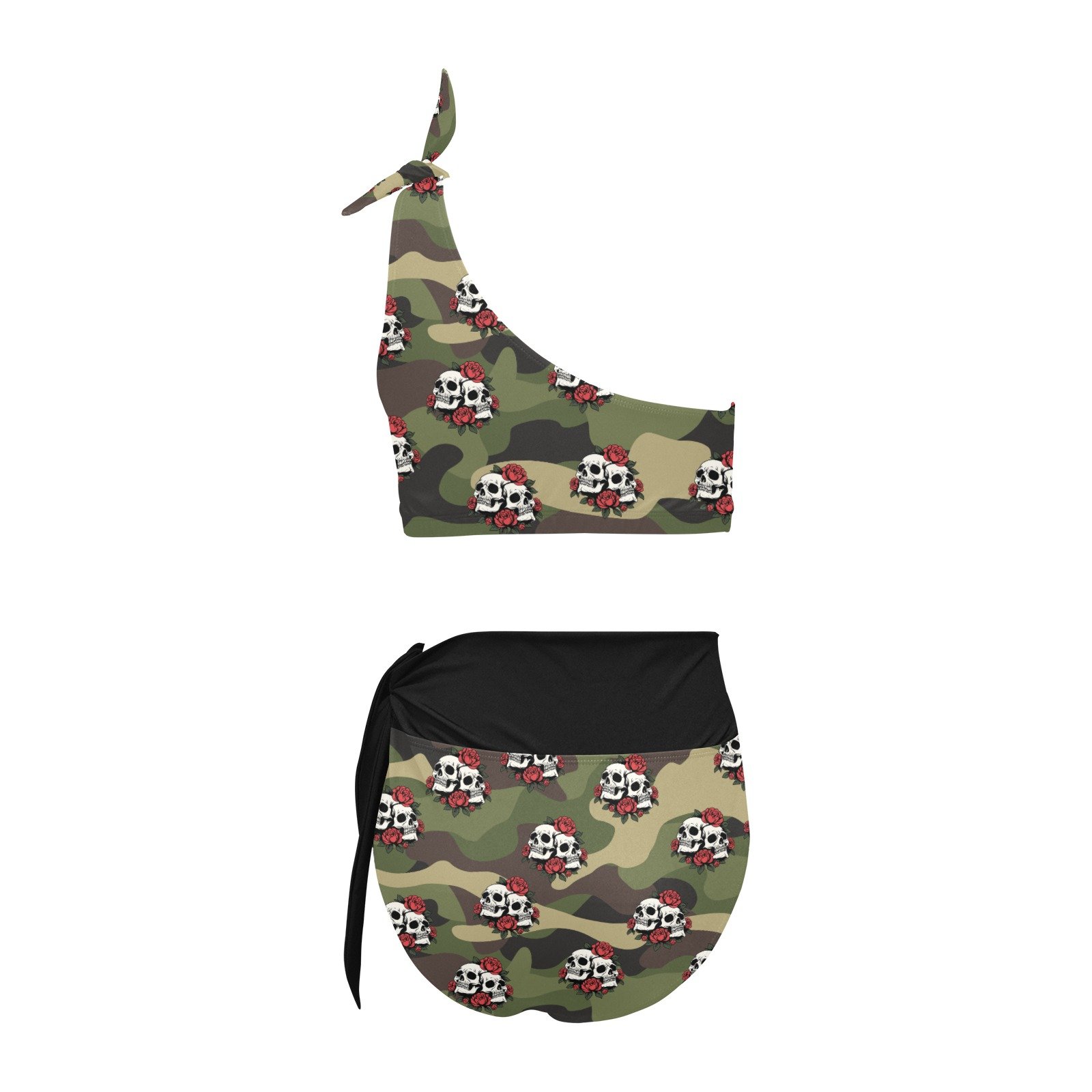 Skull Camo One-Shoulder Set - Image 4