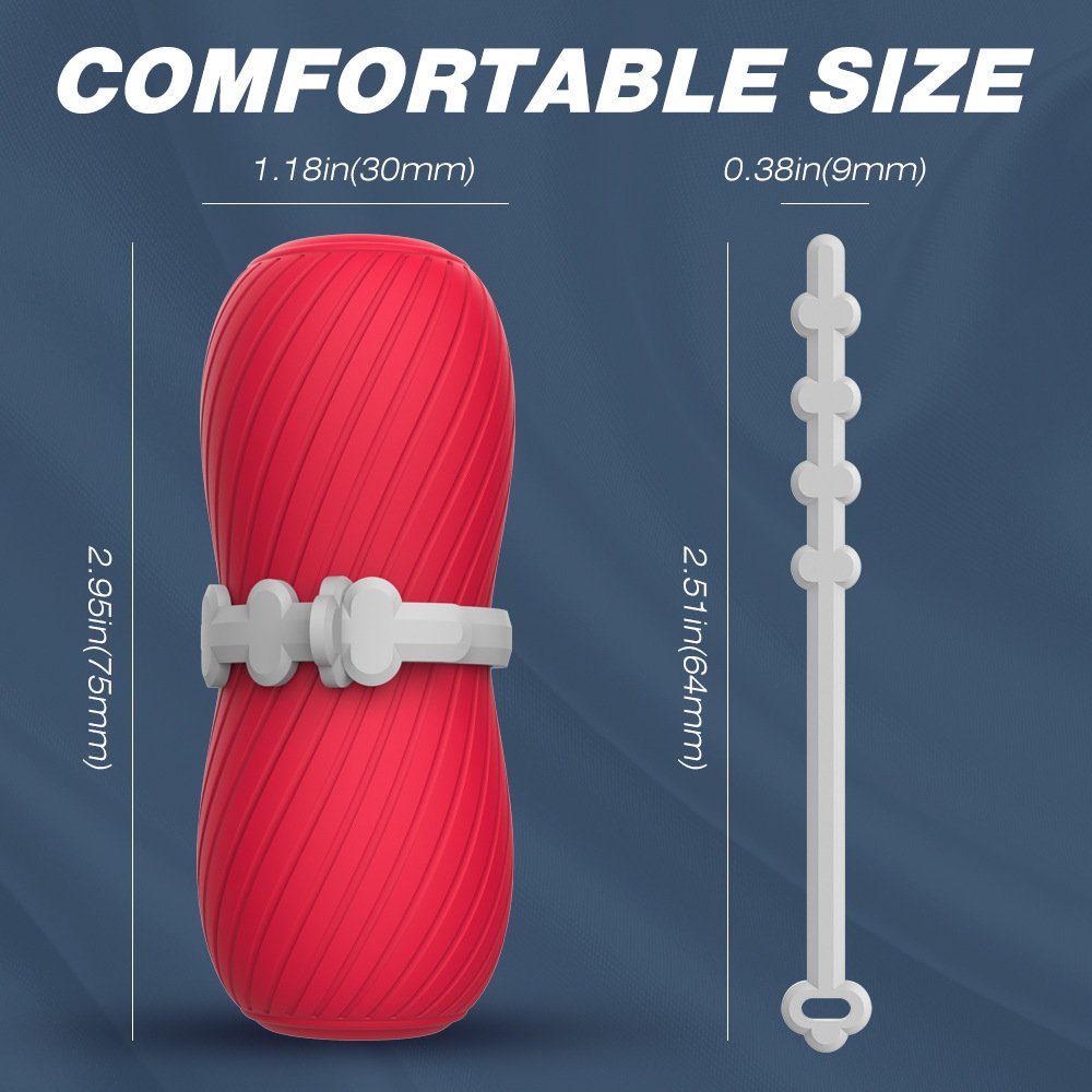 Elastic Band Textured Male Stimulator