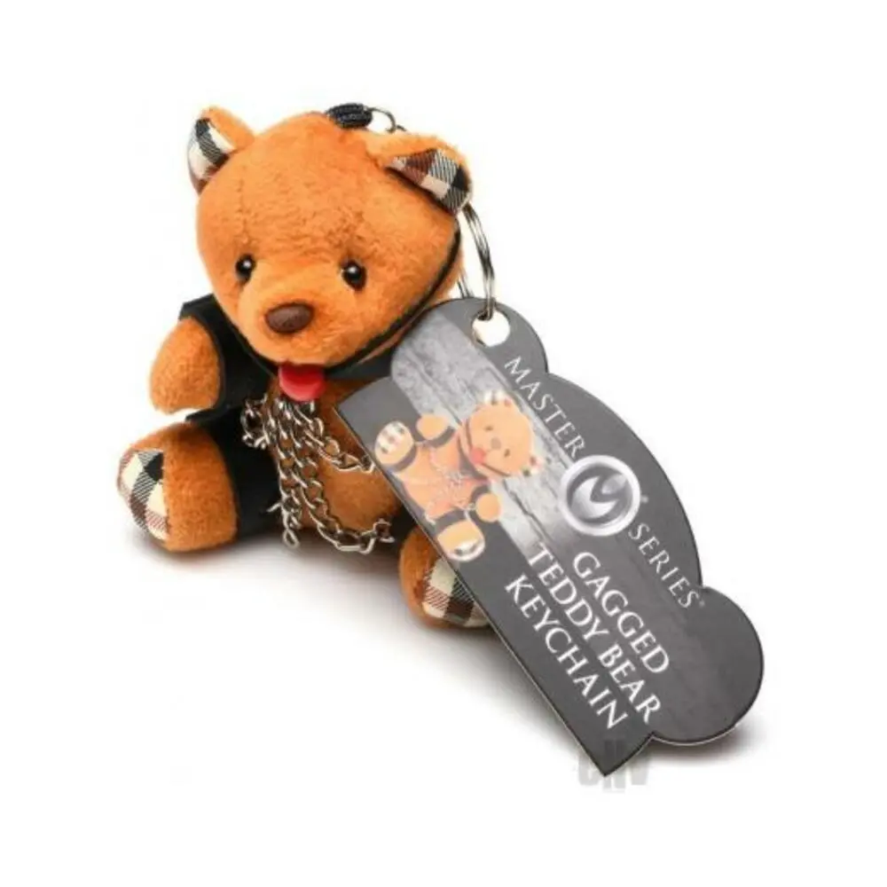 Ms Gagged Teddy Bear Keychain - Image 4