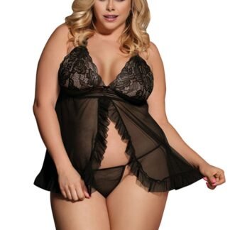 Soft Power: Scalloped Lace Babydoll