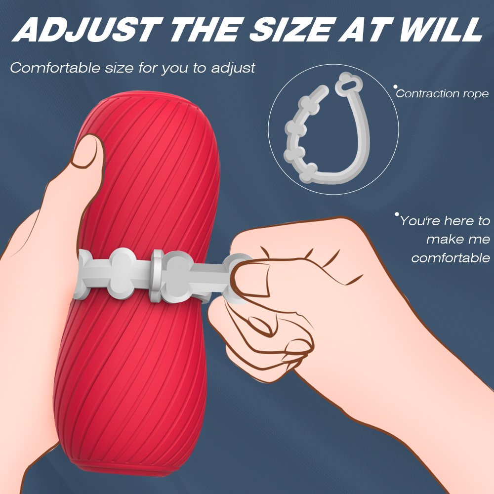 Elastic Band Textured Male Stimulator - Image 2