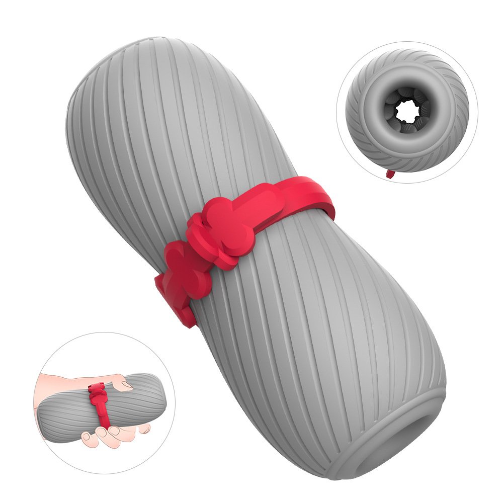 Elastic Band Textured Male Stimulator - Image 6