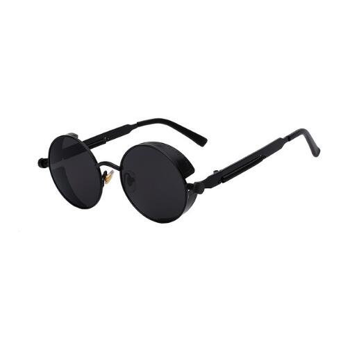 Round Metal Steampunk Sunglasses for Men Women - Image 15
