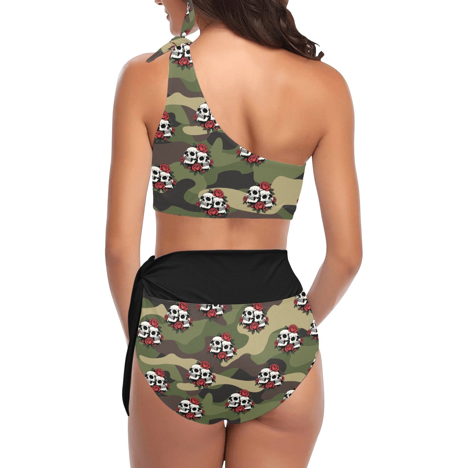 Skull Camo One-Shoulder Set - Image 2