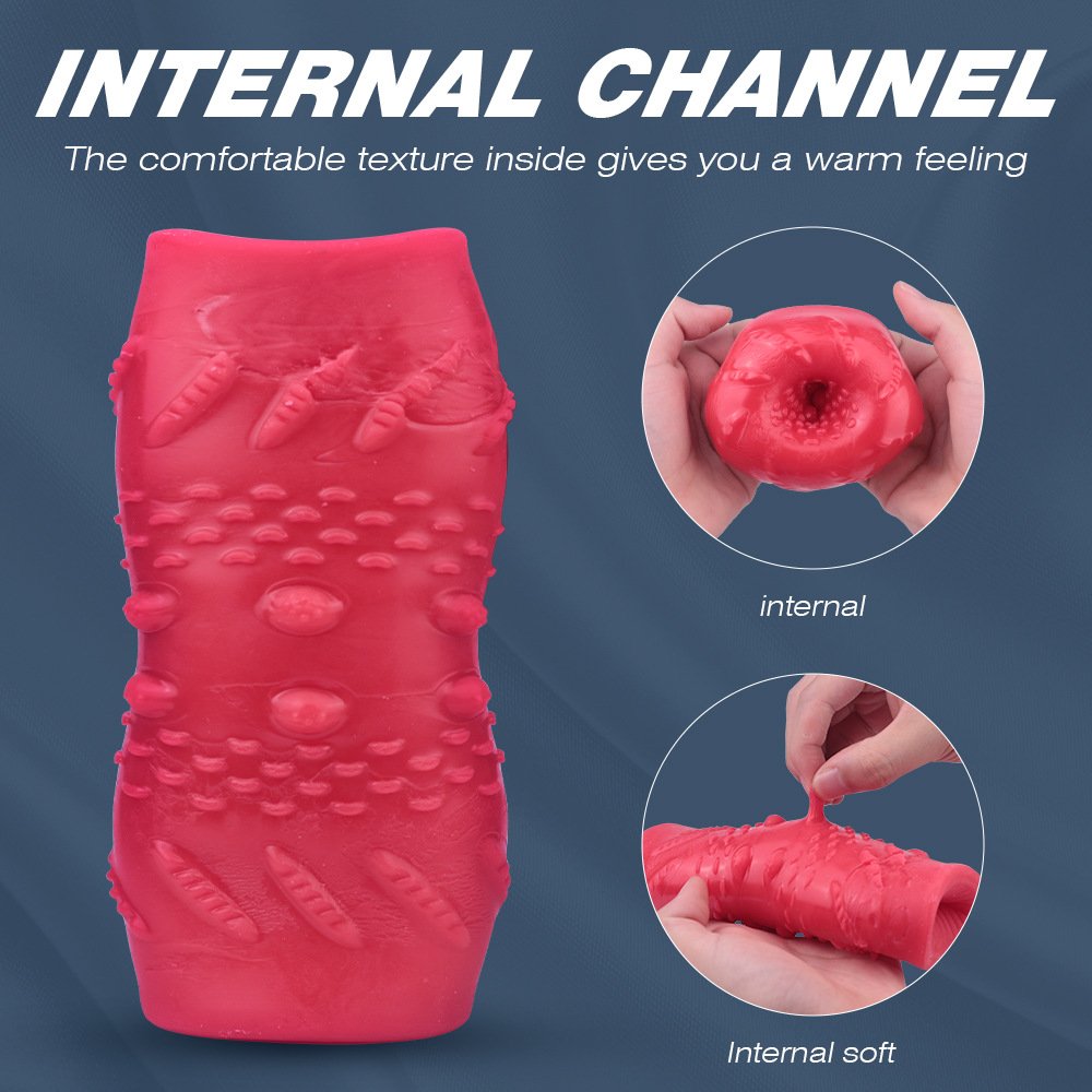 Elastic Band Textured Male Stimulator - Image 3