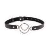 Double-Ring Leather Mouth Plug
