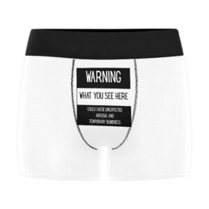 Men's Warning Boxer Briefs (Model L10)(New)