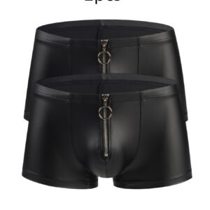 Zipped & Ready: 2pc Stretch Boxer Briefs for Stage & Seduction