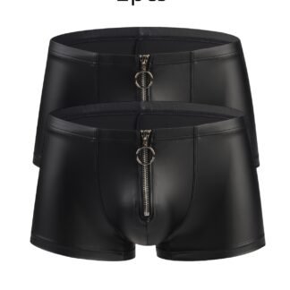 Zipped & Ready: 2pc Stretch Boxer Briefs for Stage & Seduction