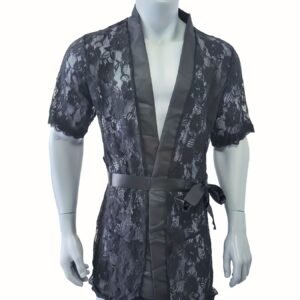Three Piece Unisex Sheer Robe Set