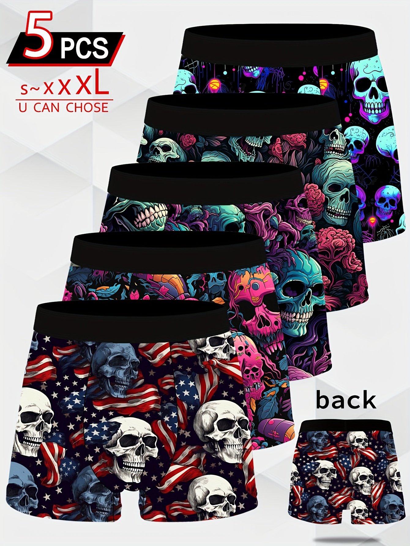 SkullPlay Boxer Pack (5pcs)