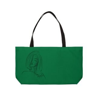 GakFace Weekender Tote Bag — Minimalist Woman