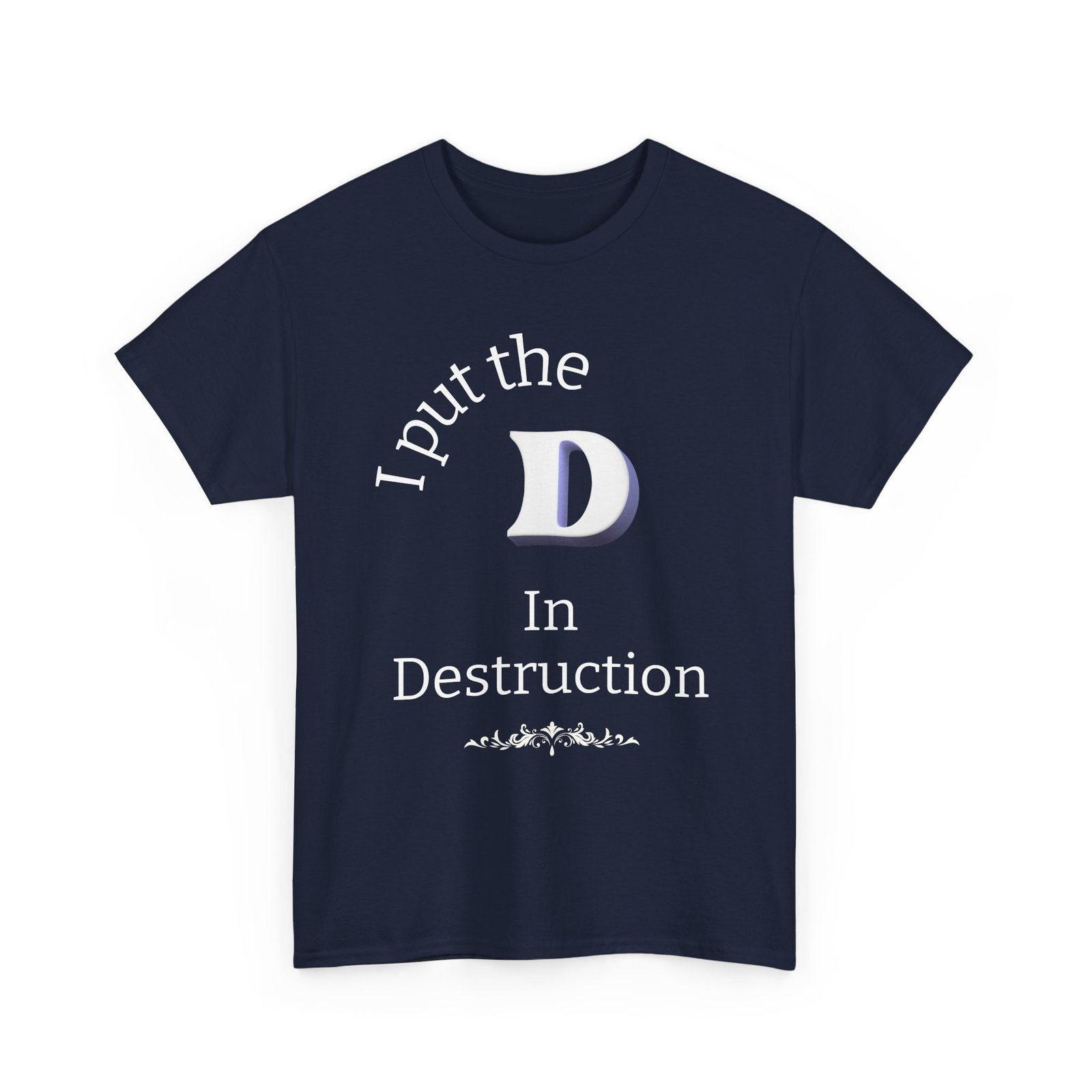 Men's "Destruction" - Heavy Cotton T-Shirt - Image 15