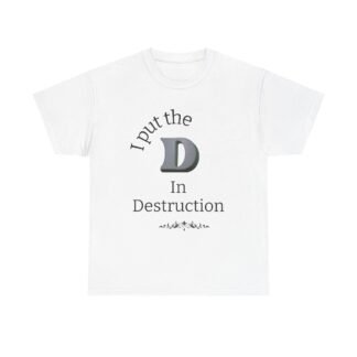 Men's "Destruction" - Heavy Cotton T-Shirt