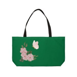 Green Blossom Tote by GakFace