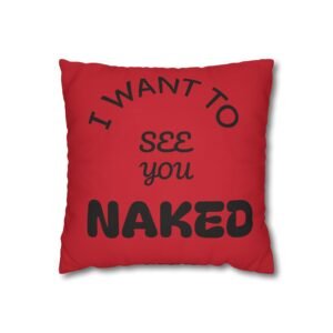 Funny Romantic Square Pillowcase
