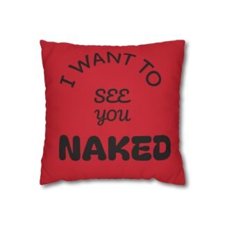 Funny Romantic Square Pillowcase