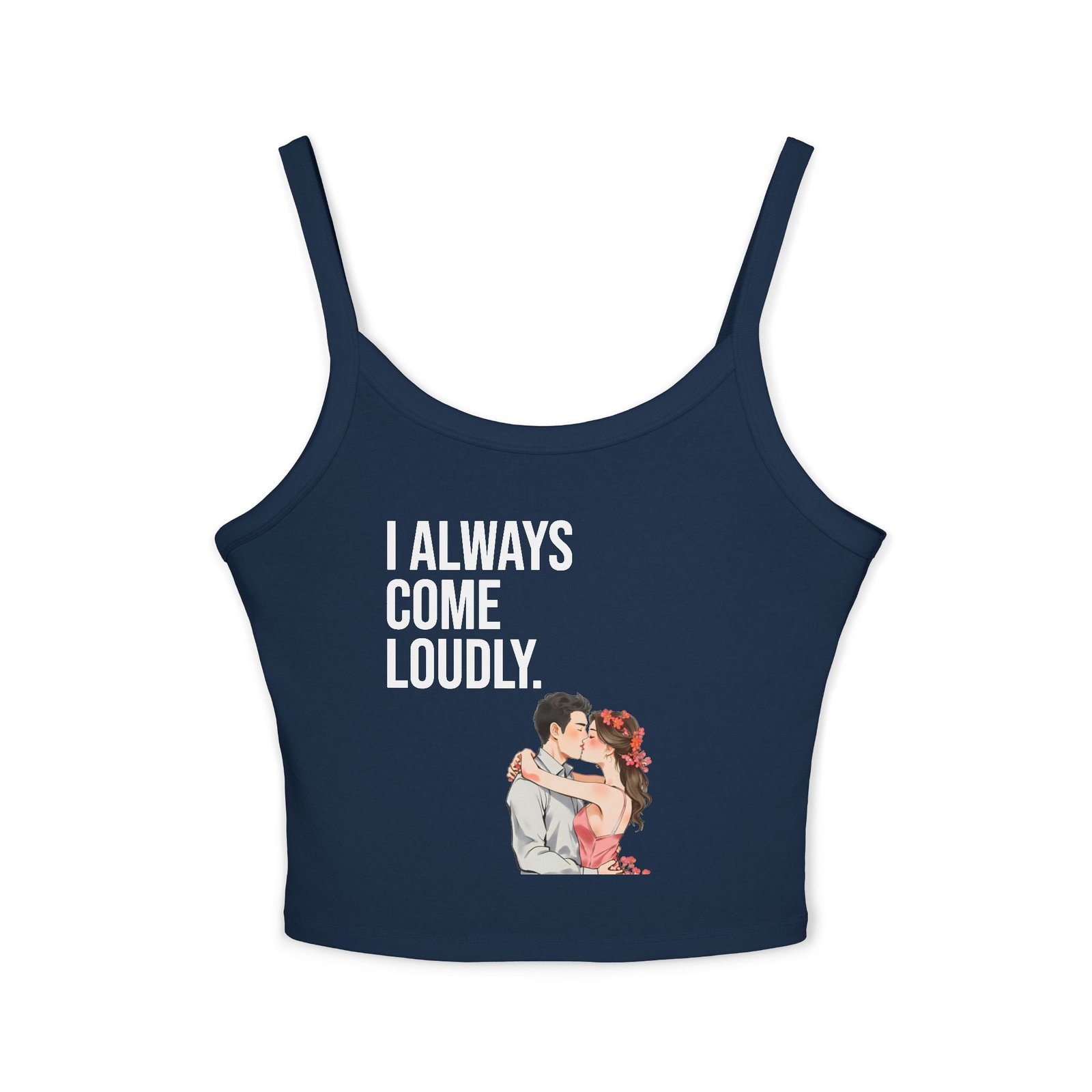 Women's "Coming" - Spaghetti strap tank-top - Image 13