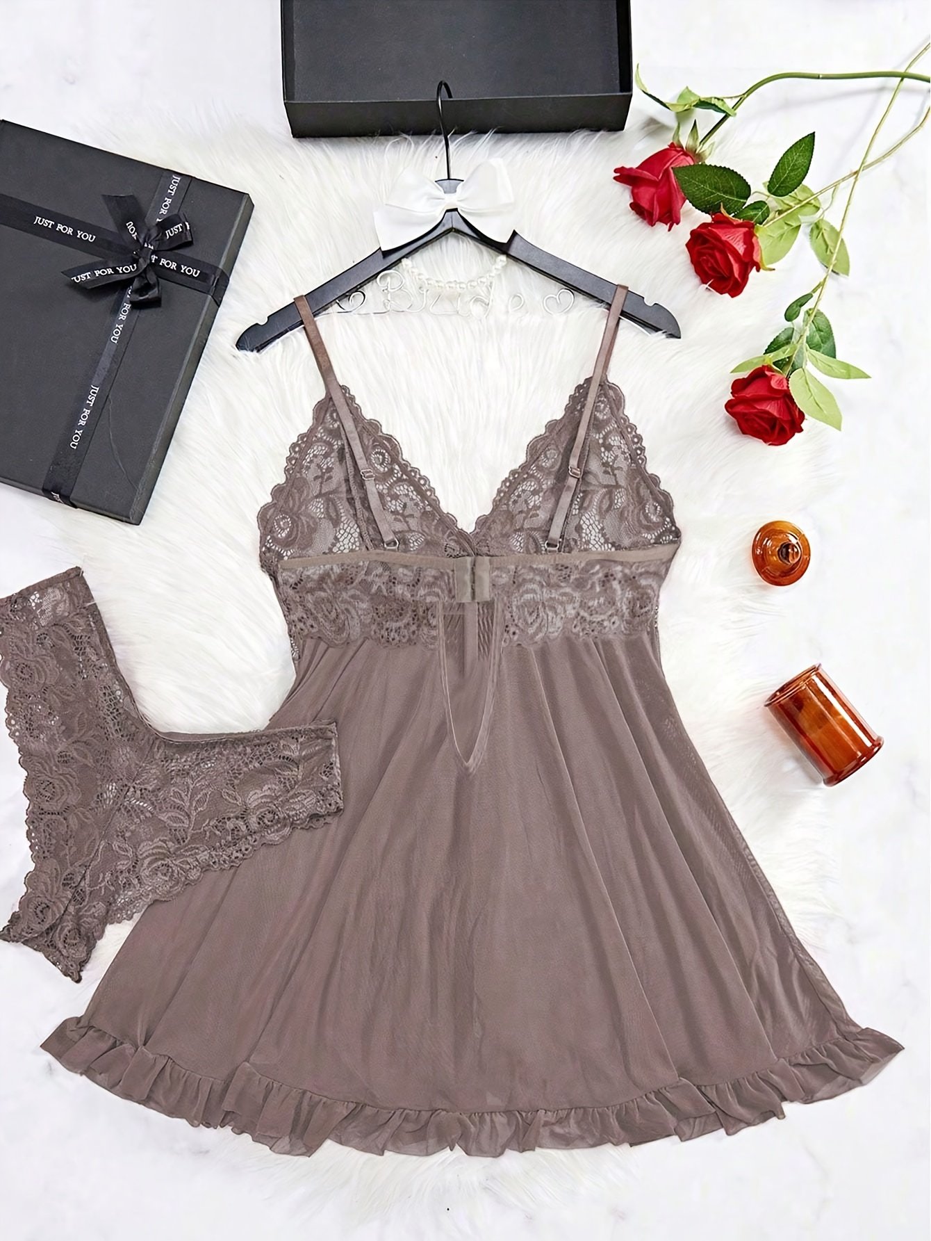 Women's Sexy Lace Nightgown - Image 10