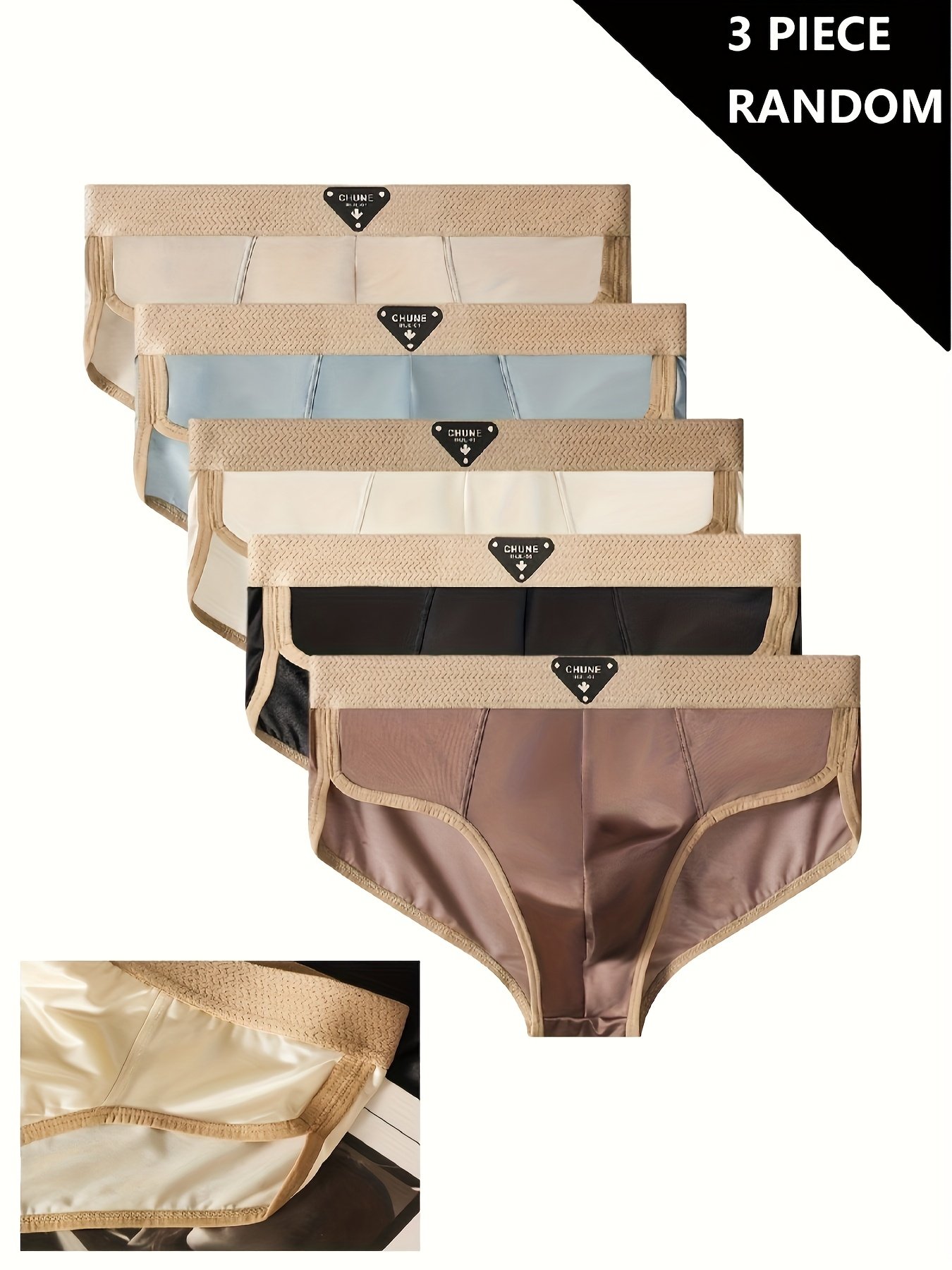 3pcs Men'S Mid-Rise Briefs - Image 4