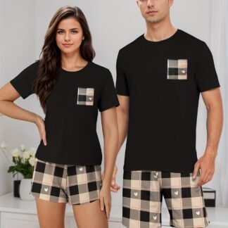 Plaid Love Lounge Set – 1 Men’s or Women’s Outfit