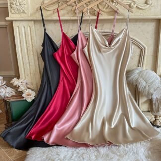 Comfortable Backless Cami Nightgowns