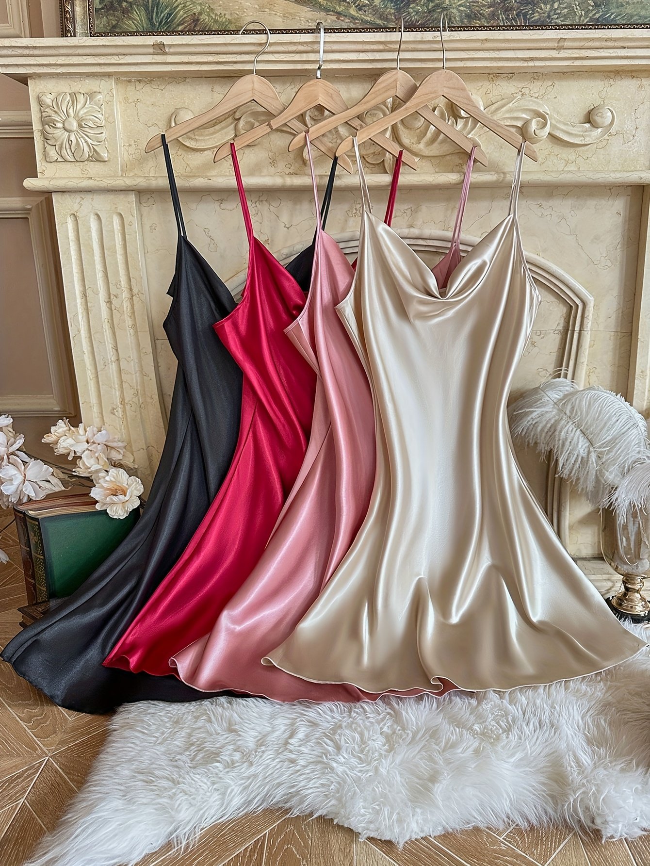 Comfortable Backless Cami Nightgowns