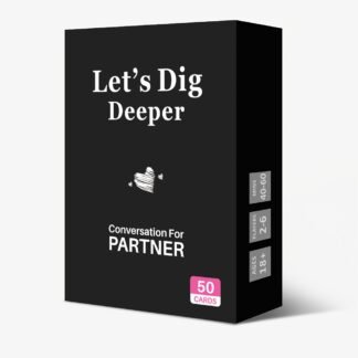 1 Box Adult Couple Card Game - Romantic Icebreaker Conversation Cards for Building Emotional Connections, Interactive Dialogue to Learn About Each Other