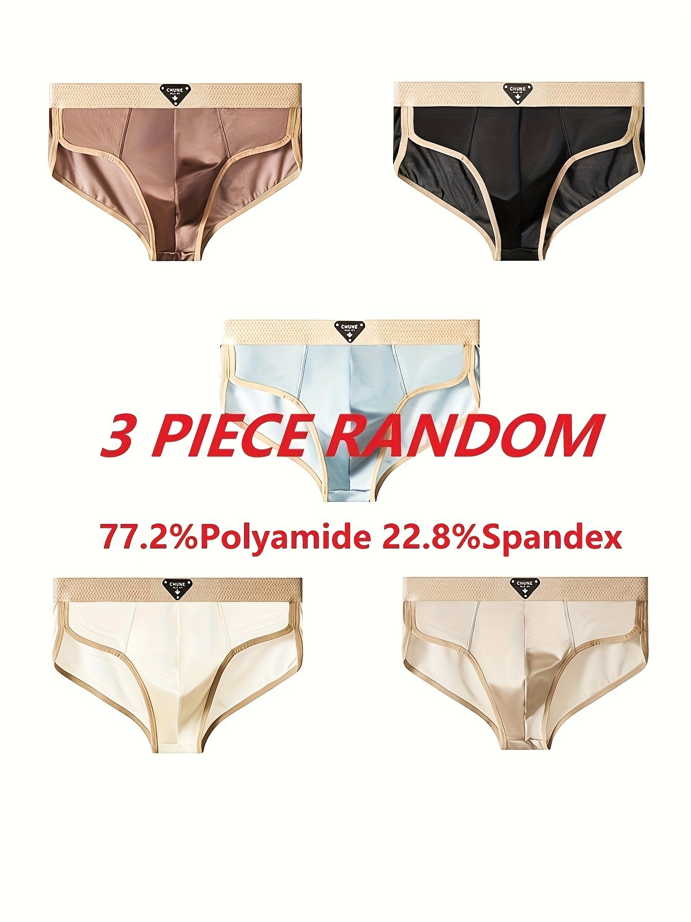 3pcs Men'S Mid-Rise Briefs - Image 5