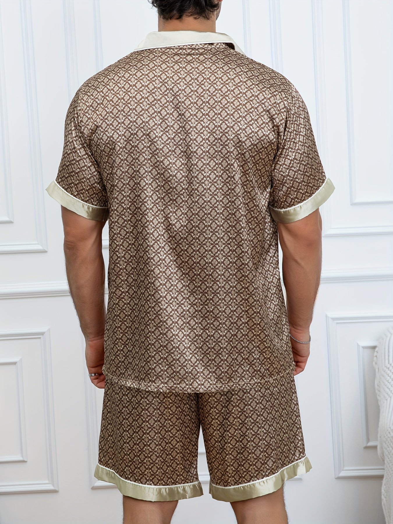 Men'S Casual Summer Shorts Pajama Set - Image 3