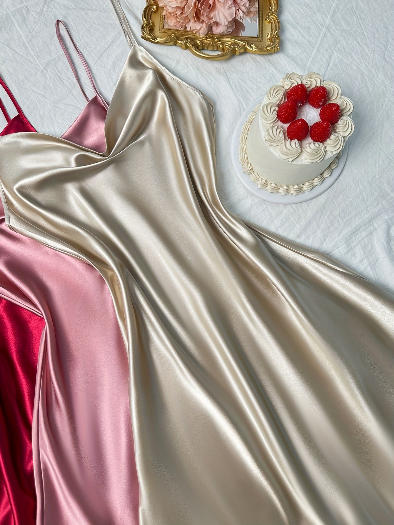 Comfortable Backless Cami Nightgowns - Image 4