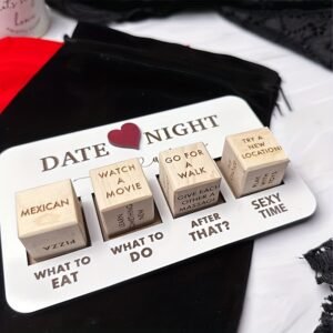 Date Night Dice: Romantic 4-Cube Set