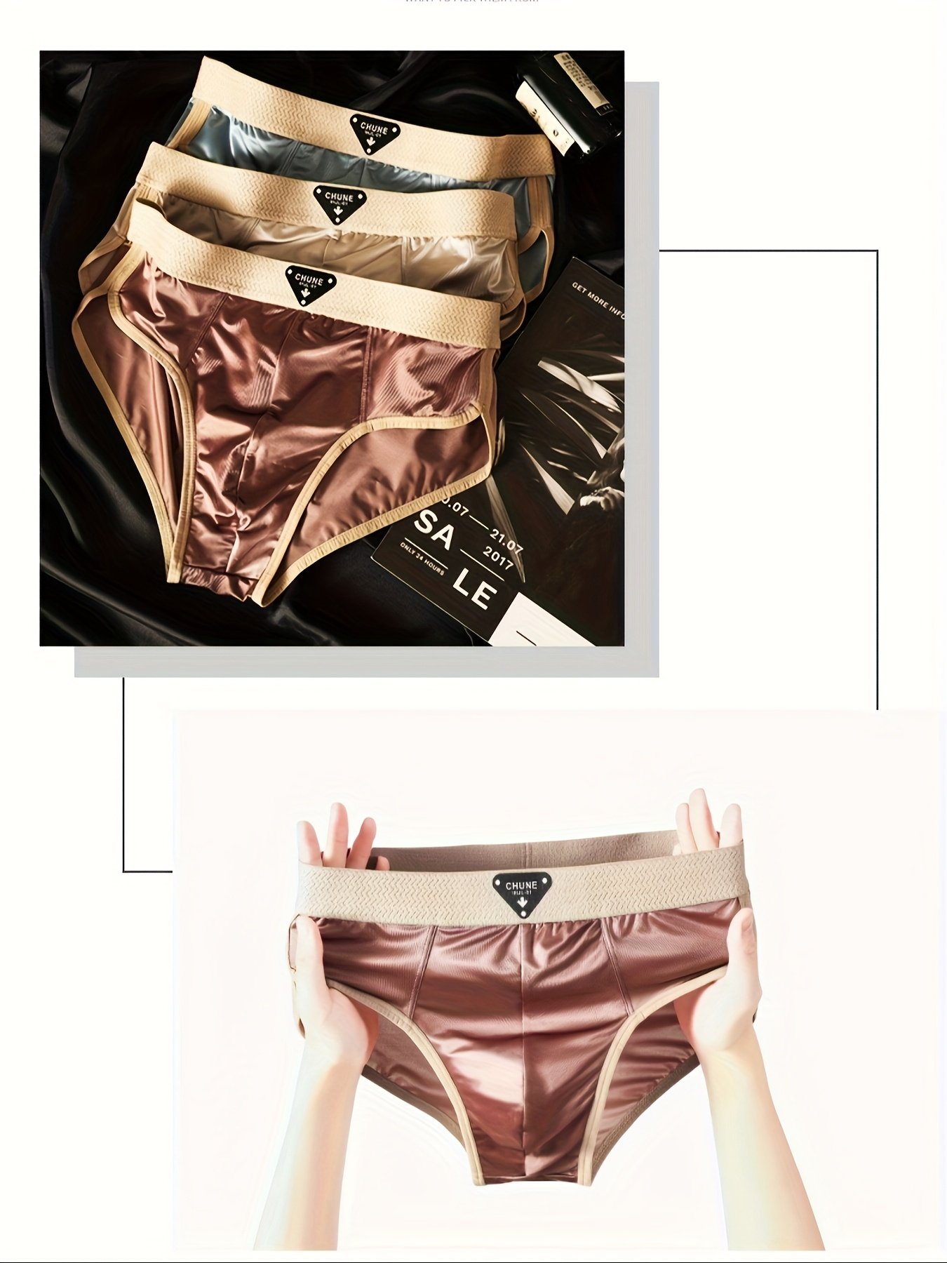 3pcs Men'S Mid-Rise Briefs - Image 6