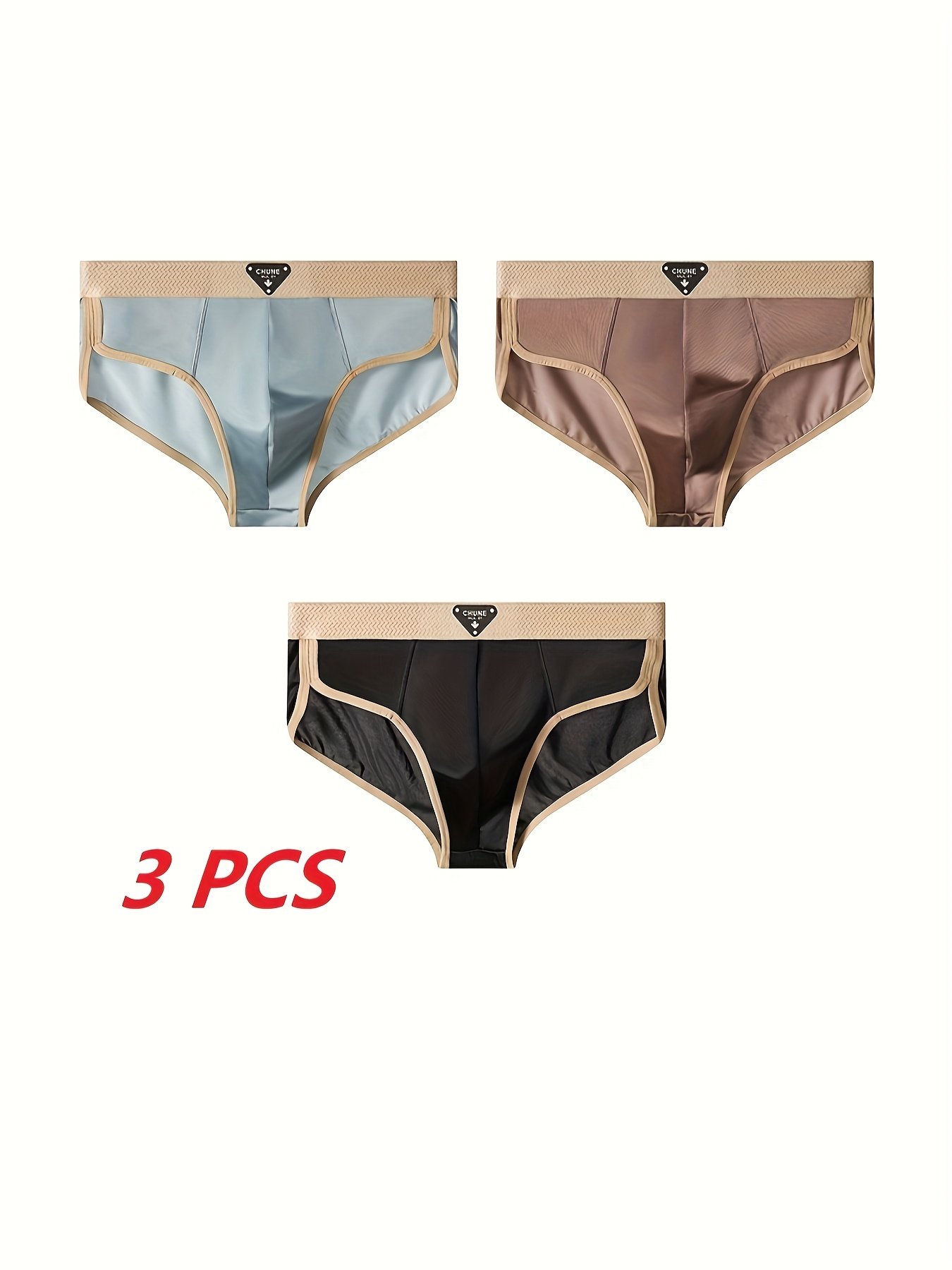 3pcs Men'S Mid-Rise Briefs - Image 9