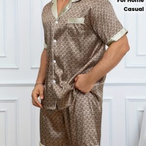 Casual Summer Shorts Pajama Set