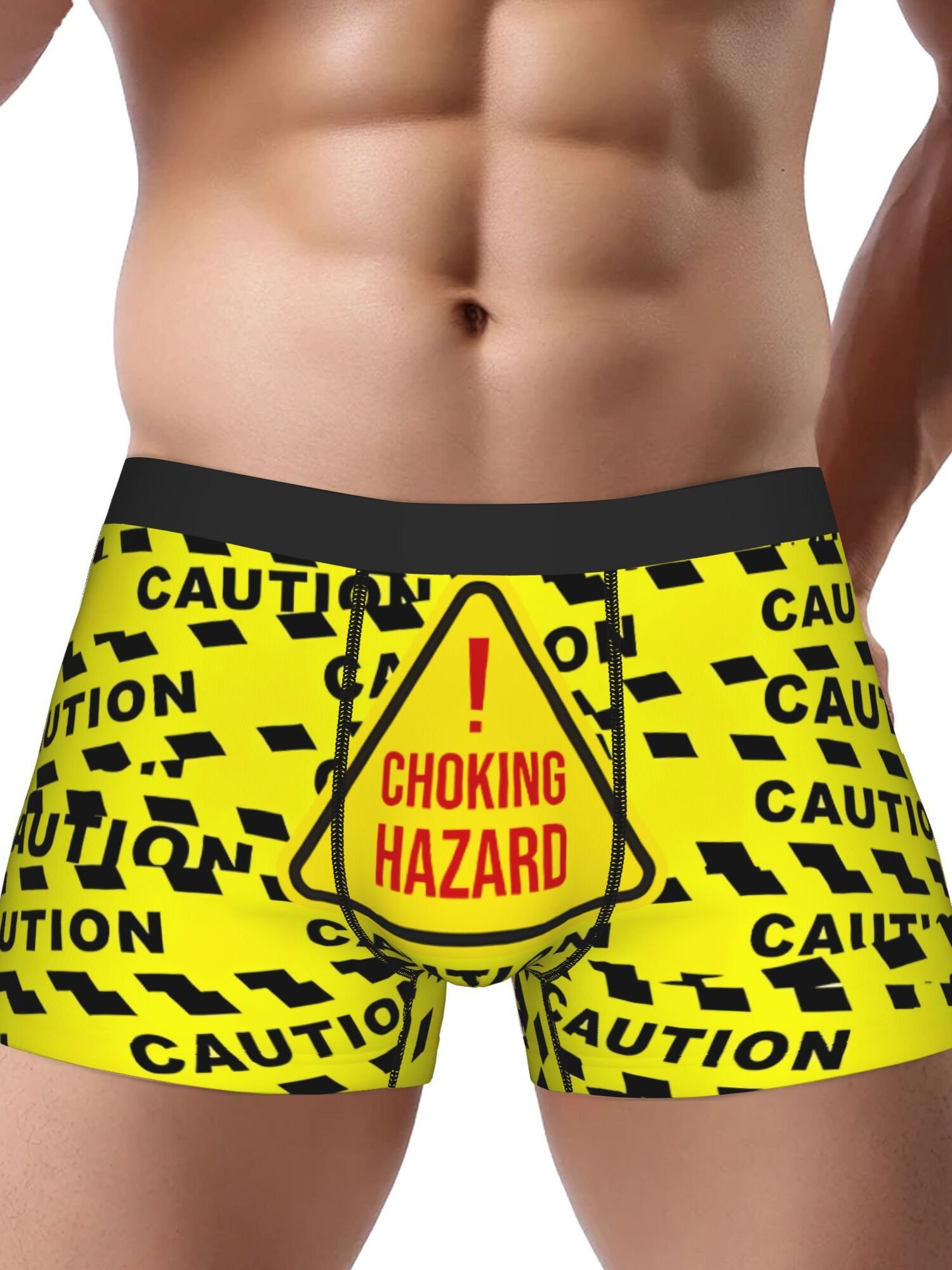 BIIHUDU Caution Boxer Briefs