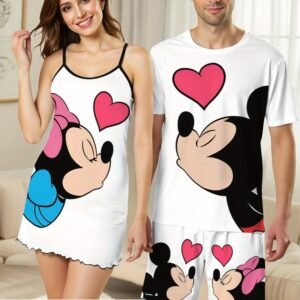 Mickey & Minnie Couple Pajama Set