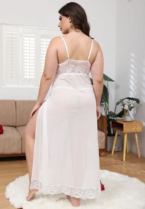 White Lace Gown - Image 5