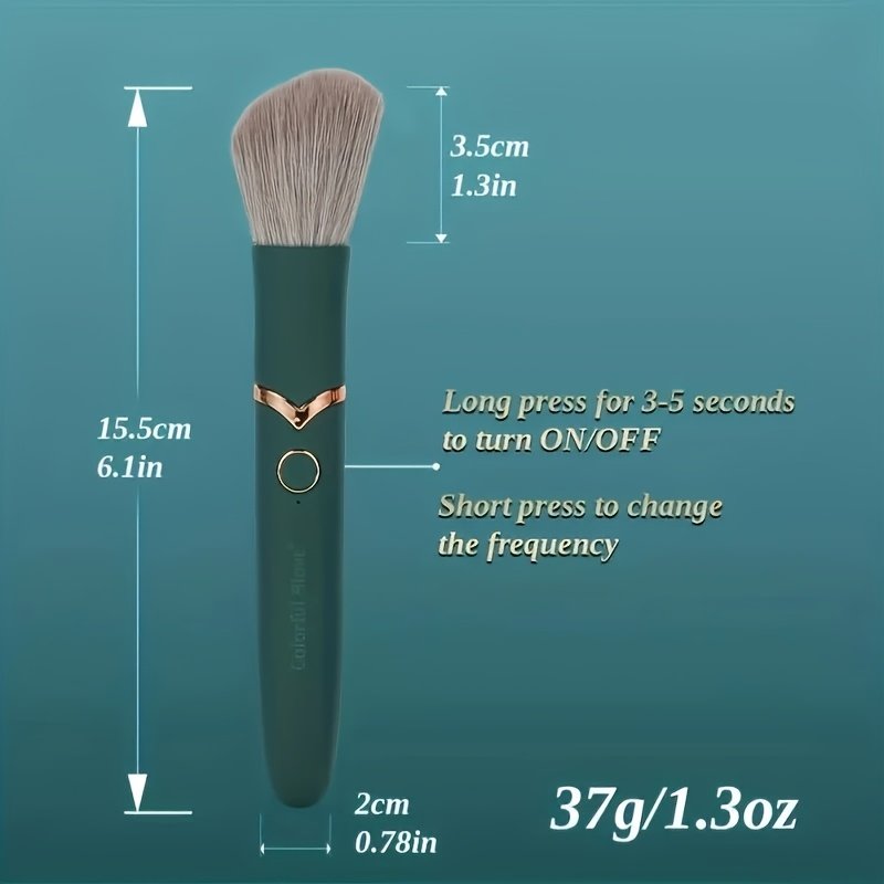 Vibrating Makeup Brush Detachable Bullet Vibrator - Image 4