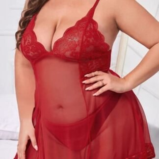 Fiercely Floral Babydoll Set