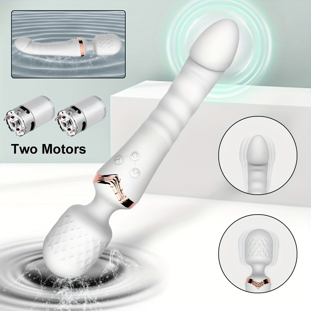 Dual Motor Magic Wand Vibrator - Image 6