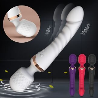 Dual Motor Magic Wand Vibrator