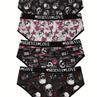 4 pack Ladie's Printed Briefs