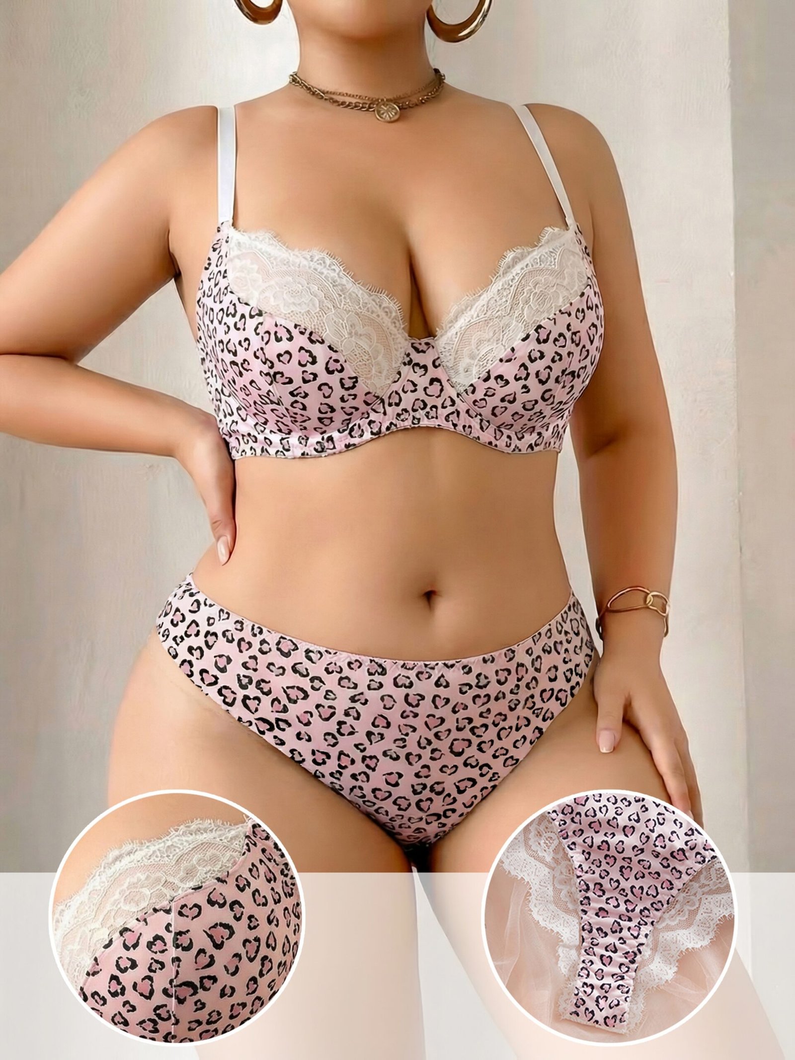 Sexy Lace Bra Ensemble - Image 2