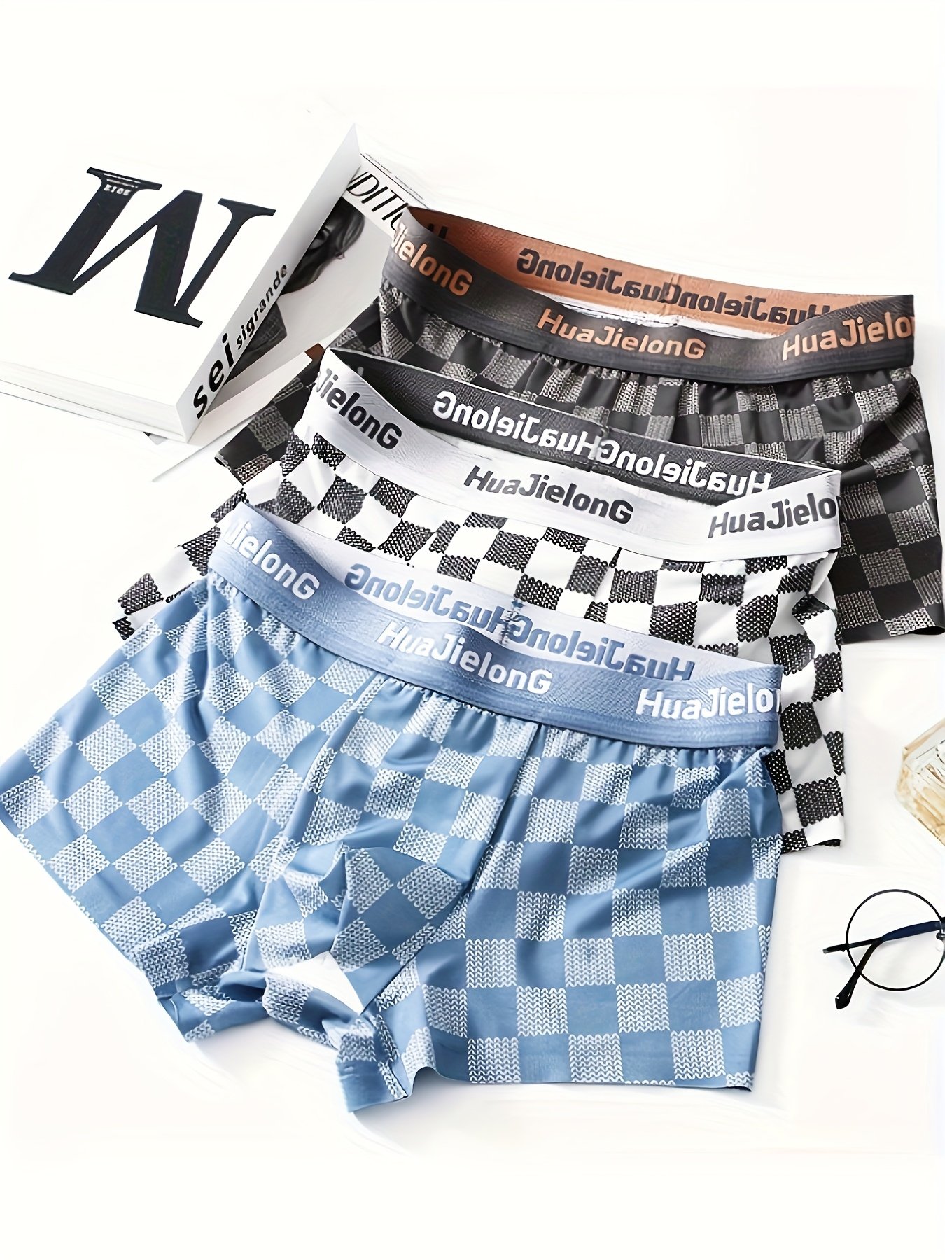 3pcs Men's Multipack Breathable Boxer Briefs