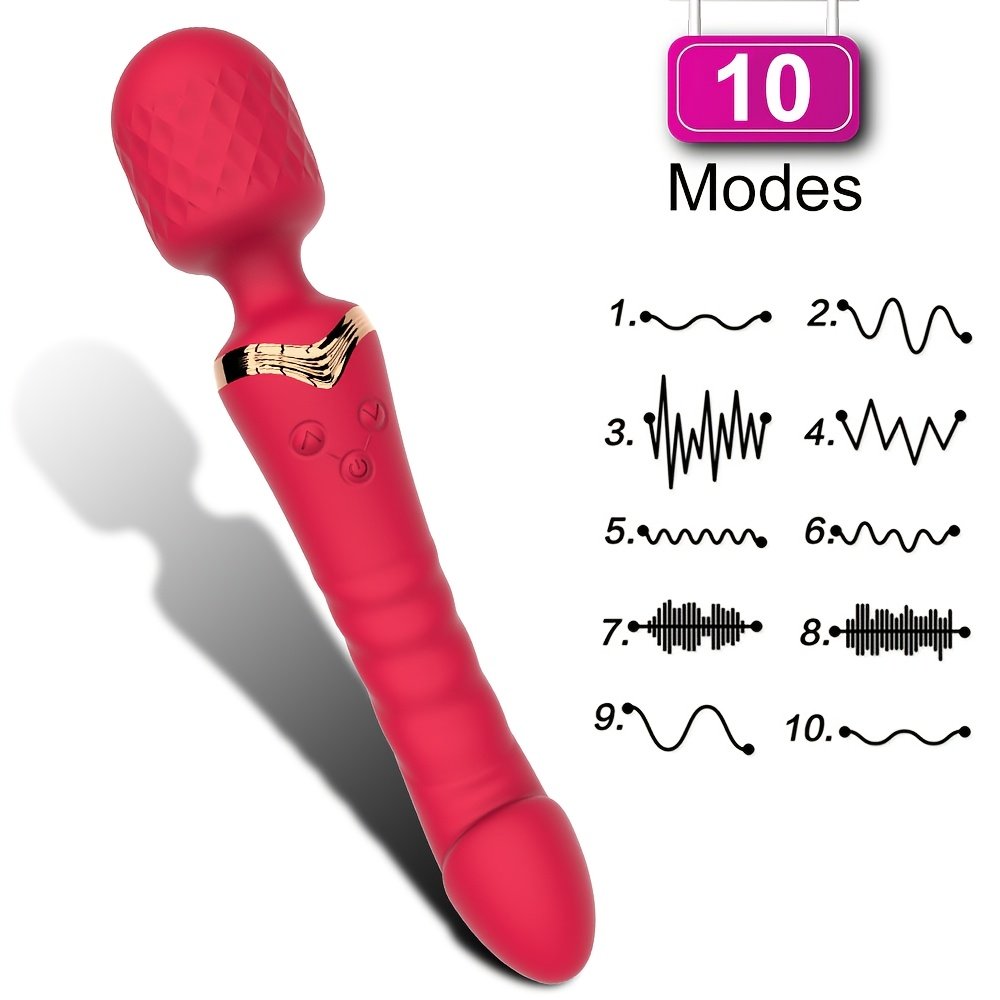 Dual Motor Magic Wand Vibrator - Image 14