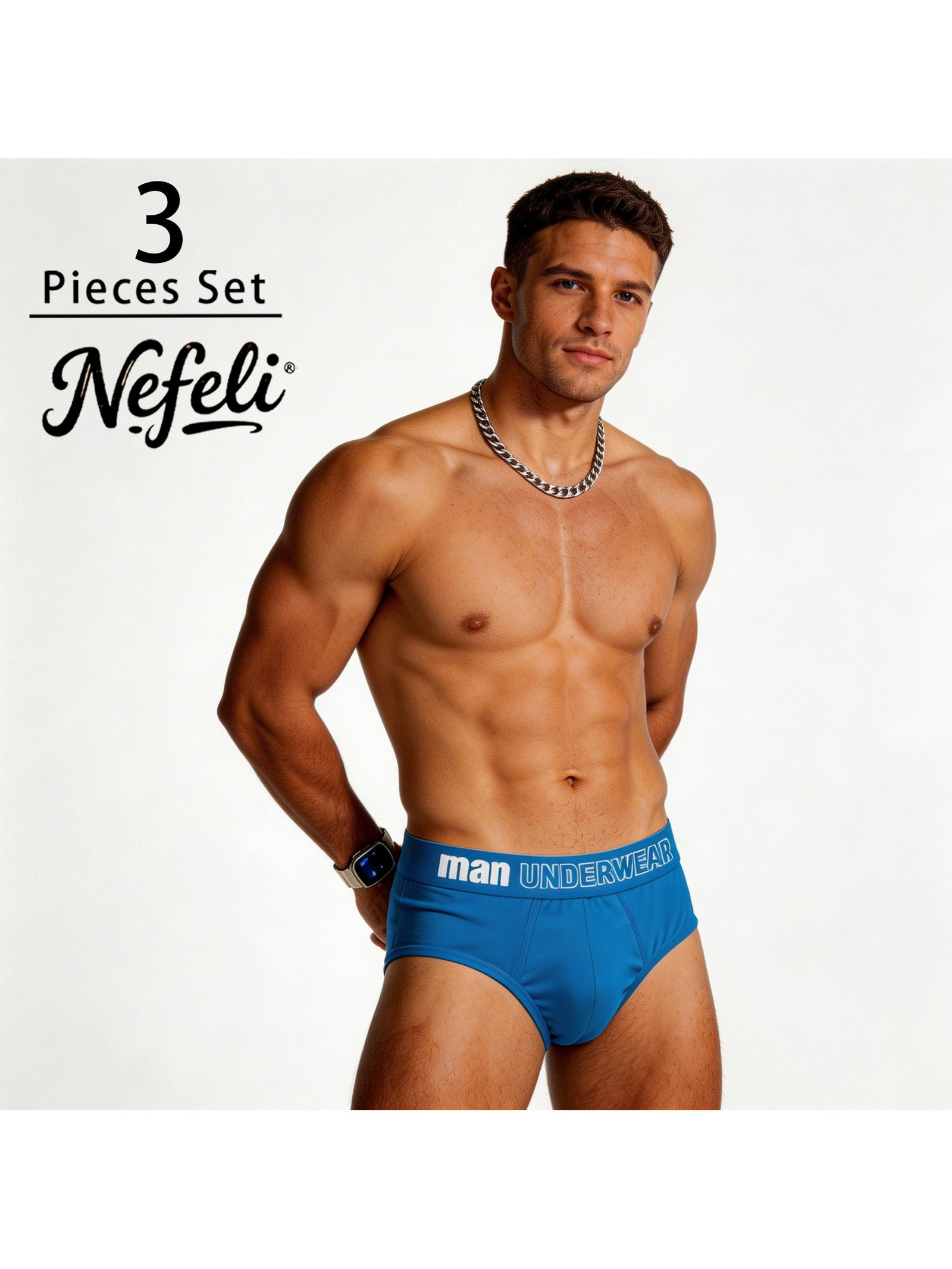 Set of 3 Mid-Rise Triangle Briefs - Image 2