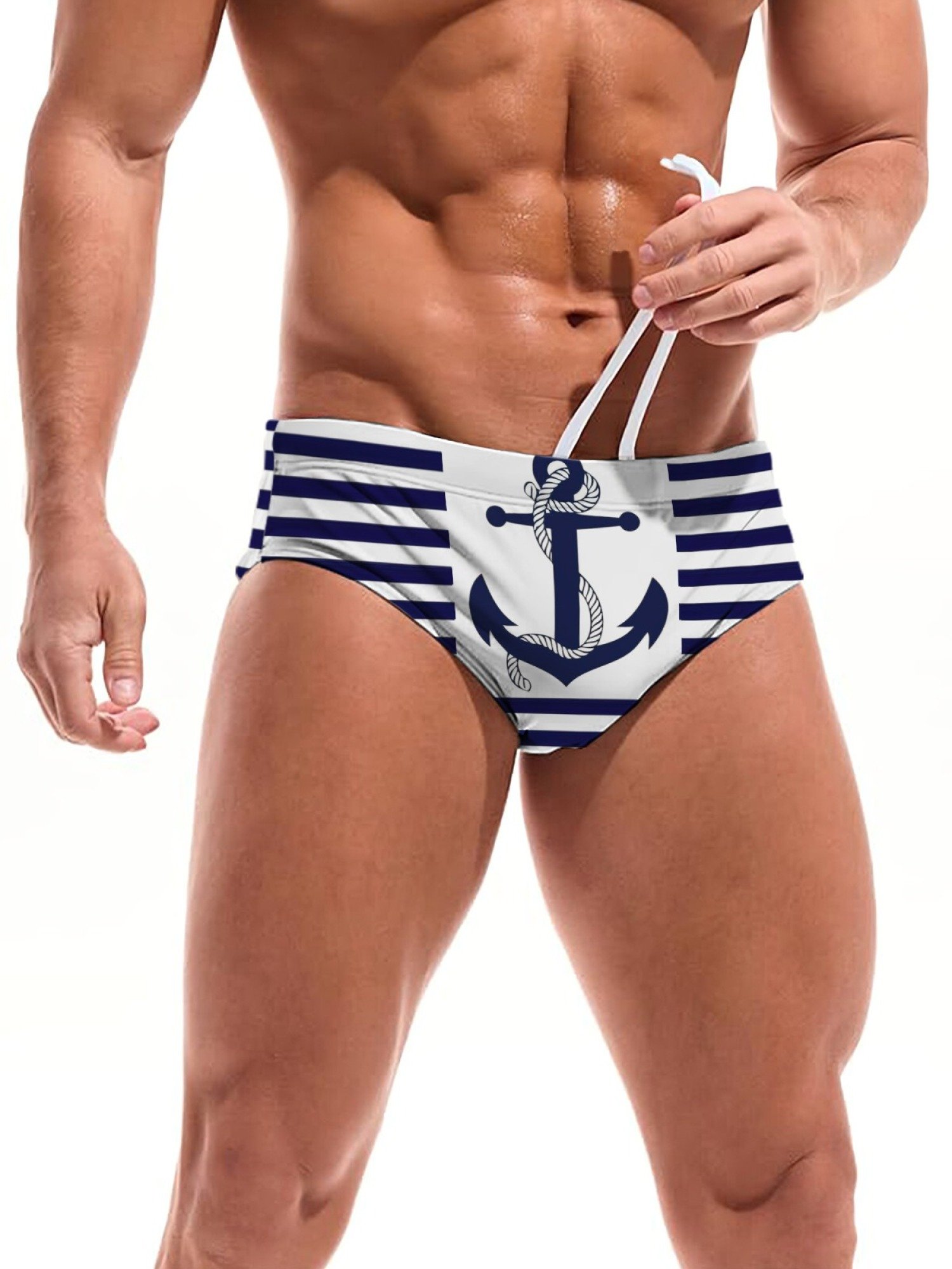 Fashionable Print Men's Briefs - Image 2