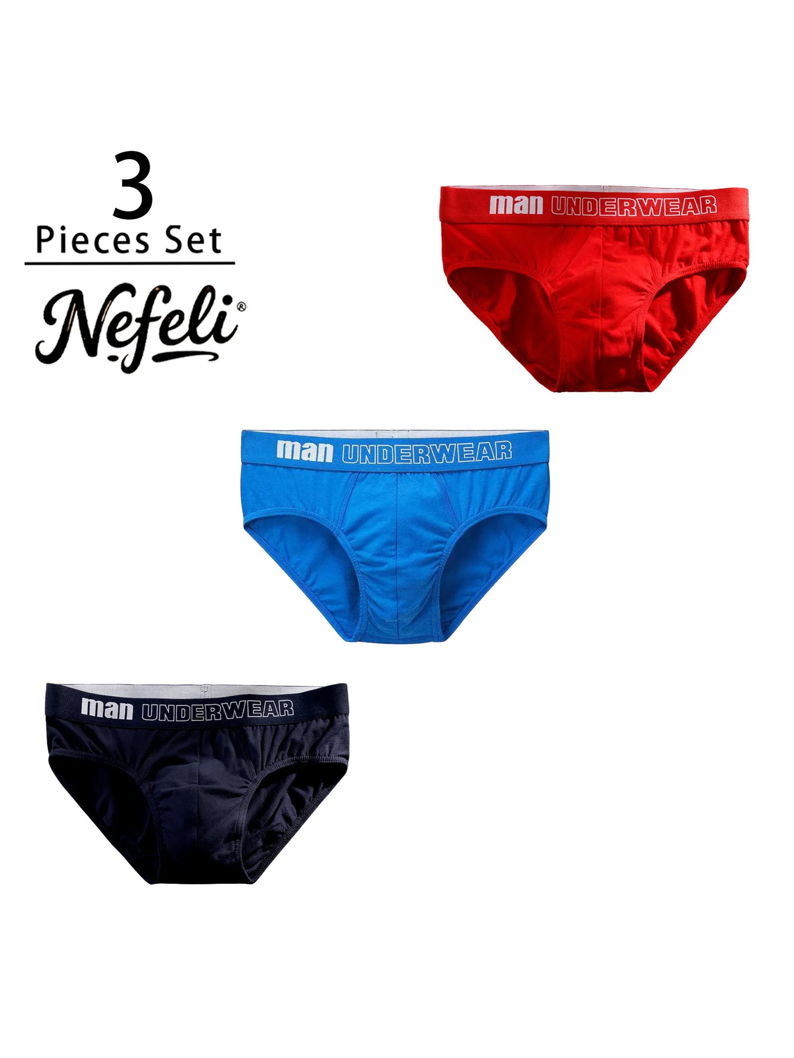 Set of 3 Mid-Rise Triangle Briefs - Image 6